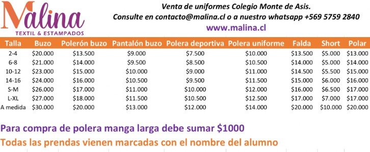 uniformes